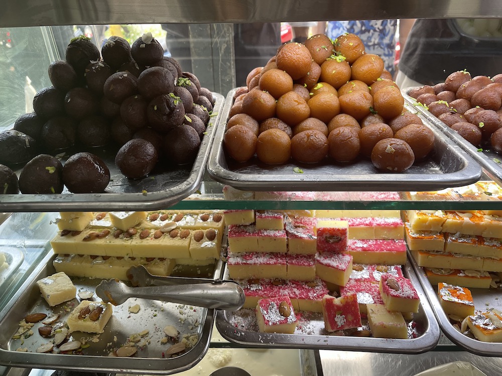 Sweet Treats at the Punjab Vegetarian Restaurant