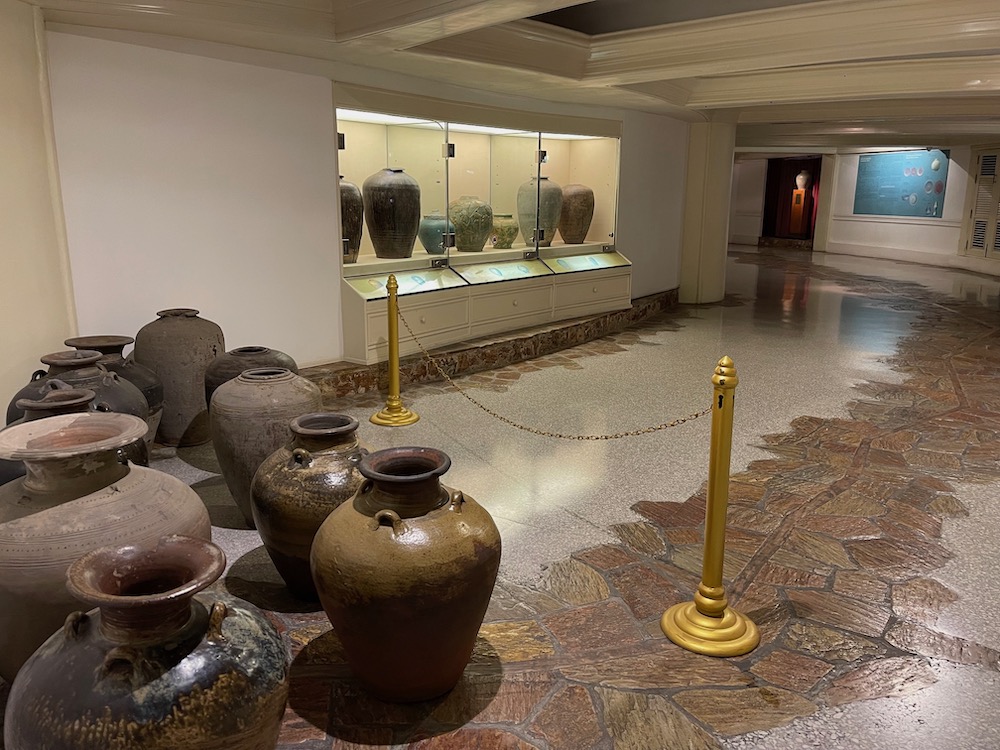 Vases at the museum, Erawan Shrine